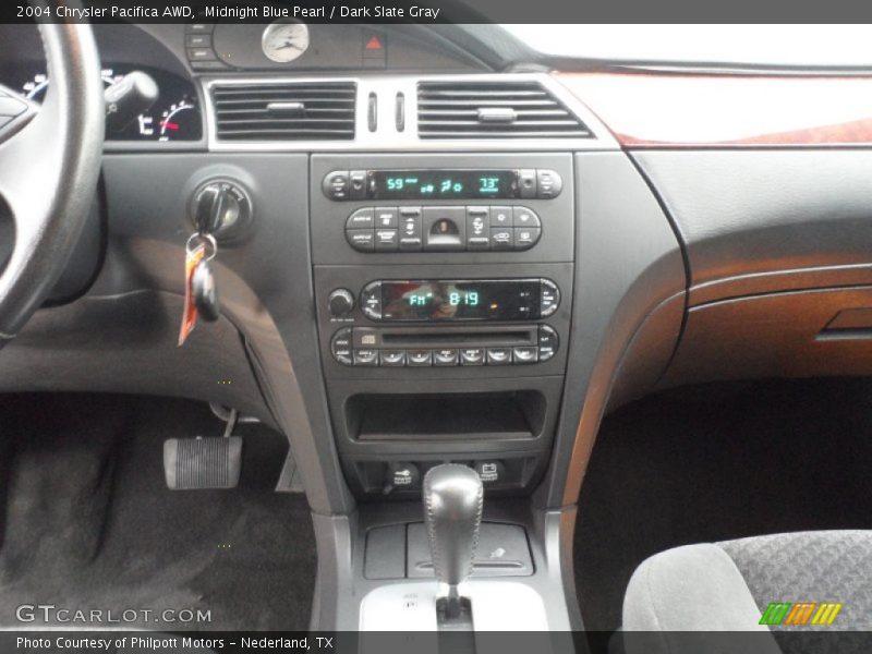 Midnight Blue Pearl / Dark Slate Gray 2004 Chrysler Pacifica AWD