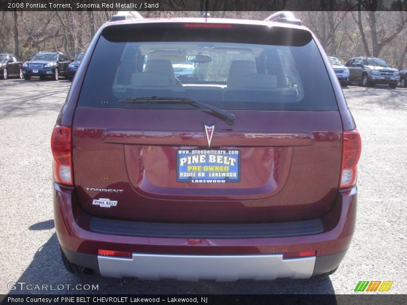 Sonoma Red Metallic / Sand 2008 Pontiac Torrent