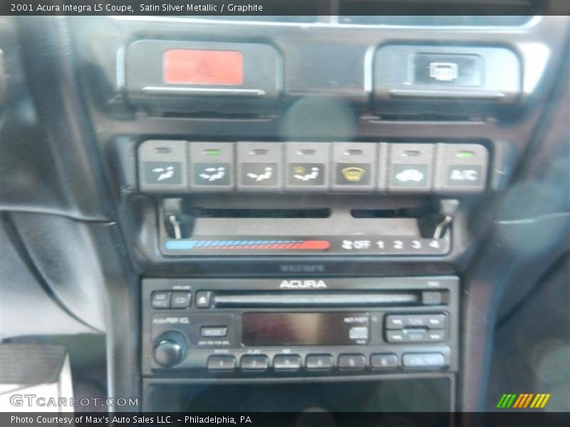 Satin Silver Metallic / Graphite 2001 Acura Integra LS Coupe