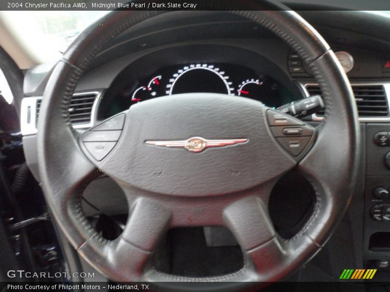 Midnight Blue Pearl / Dark Slate Gray 2004 Chrysler Pacifica AWD