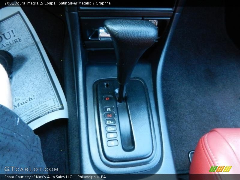 Satin Silver Metallic / Graphite 2001 Acura Integra LS Coupe