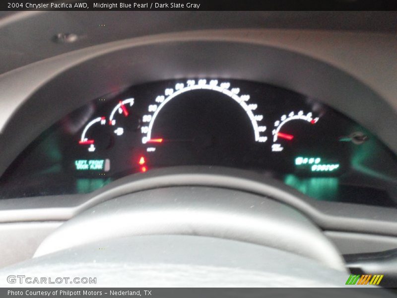 Midnight Blue Pearl / Dark Slate Gray 2004 Chrysler Pacifica AWD