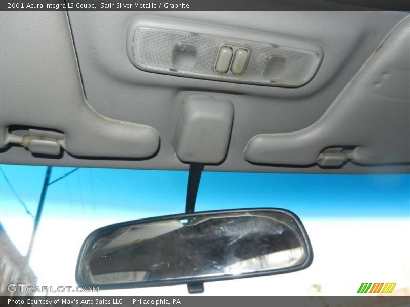Satin Silver Metallic / Graphite 2001 Acura Integra LS Coupe