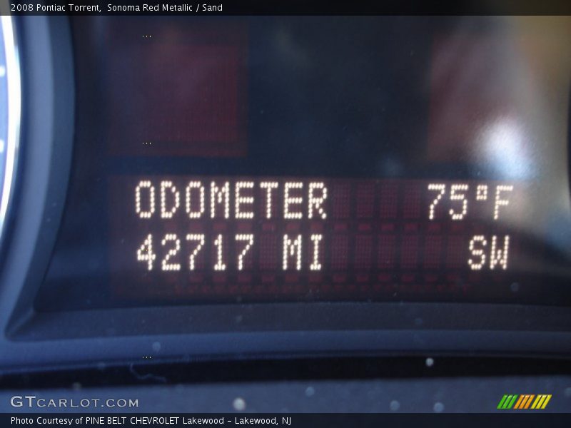 Sonoma Red Metallic / Sand 2008 Pontiac Torrent