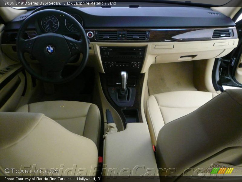 Black Sapphire Metallic / Sand 2006 BMW 3 Series 325i Sedan