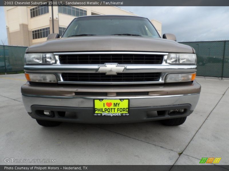 Sandalwood Metallic / Tan/Neutral 2003 Chevrolet Suburban 1500 LT
