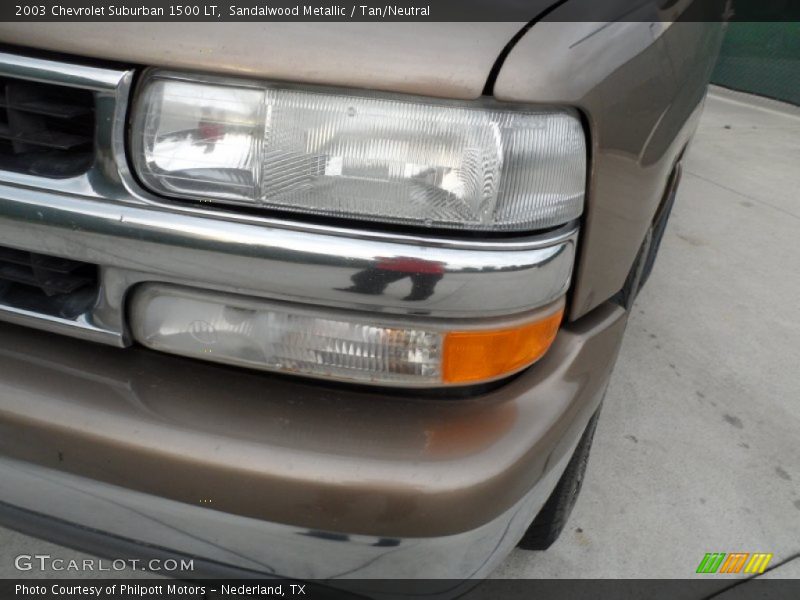 Sandalwood Metallic / Tan/Neutral 2003 Chevrolet Suburban 1500 LT