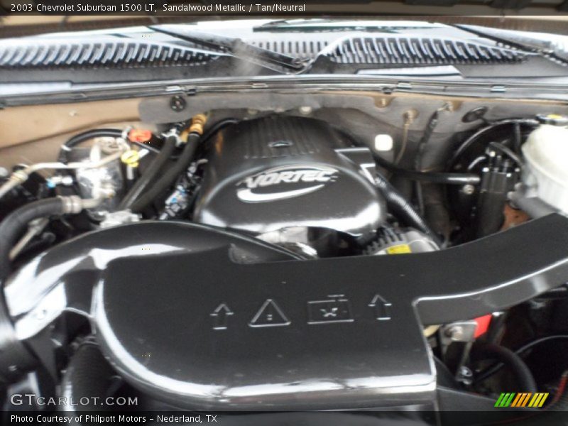 Sandalwood Metallic / Tan/Neutral 2003 Chevrolet Suburban 1500 LT
