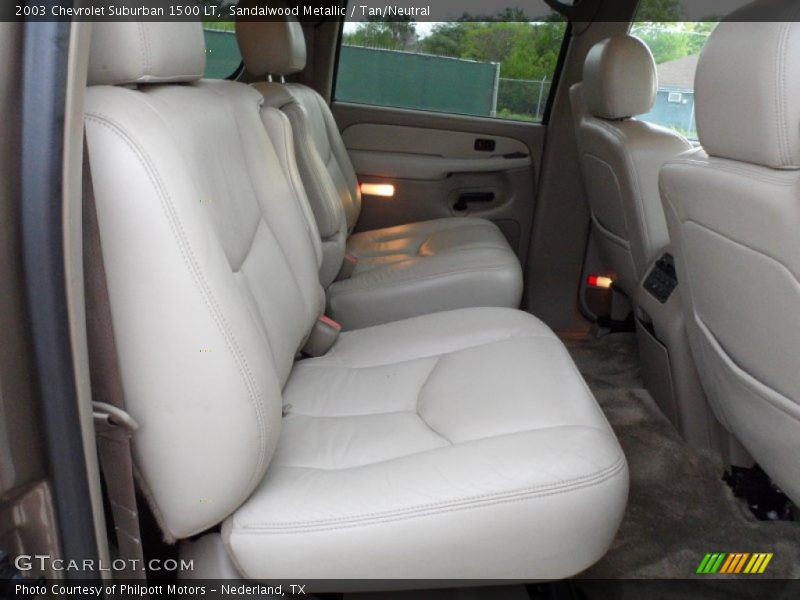 Sandalwood Metallic / Tan/Neutral 2003 Chevrolet Suburban 1500 LT