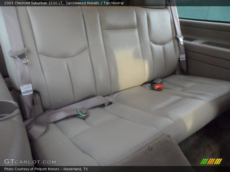 Sandalwood Metallic / Tan/Neutral 2003 Chevrolet Suburban 1500 LT
