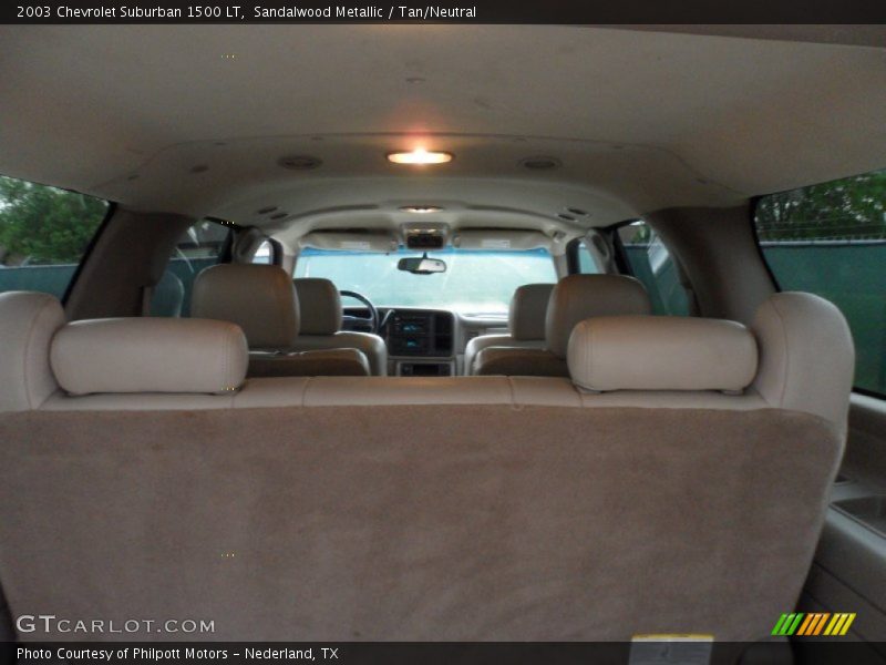 Sandalwood Metallic / Tan/Neutral 2003 Chevrolet Suburban 1500 LT