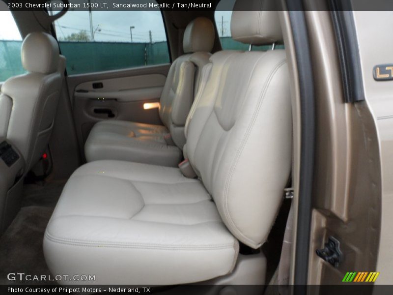 Sandalwood Metallic / Tan/Neutral 2003 Chevrolet Suburban 1500 LT