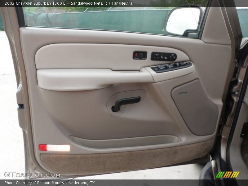 Sandalwood Metallic / Tan/Neutral 2003 Chevrolet Suburban 1500 LT