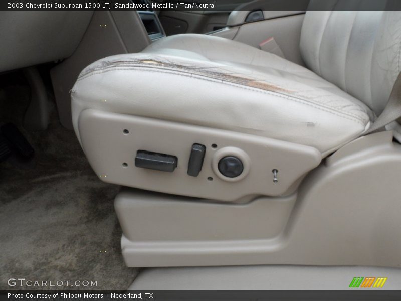 Sandalwood Metallic / Tan/Neutral 2003 Chevrolet Suburban 1500 LT
