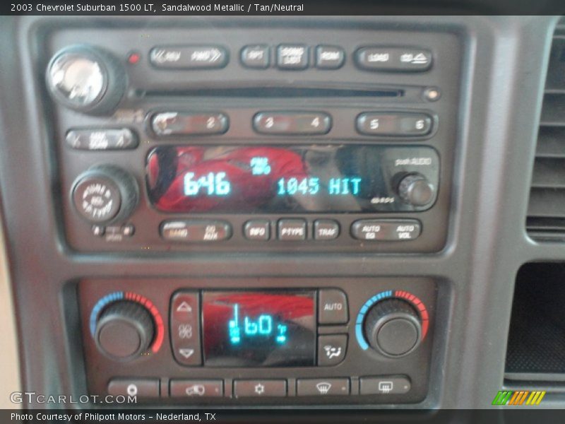 Sandalwood Metallic / Tan/Neutral 2003 Chevrolet Suburban 1500 LT