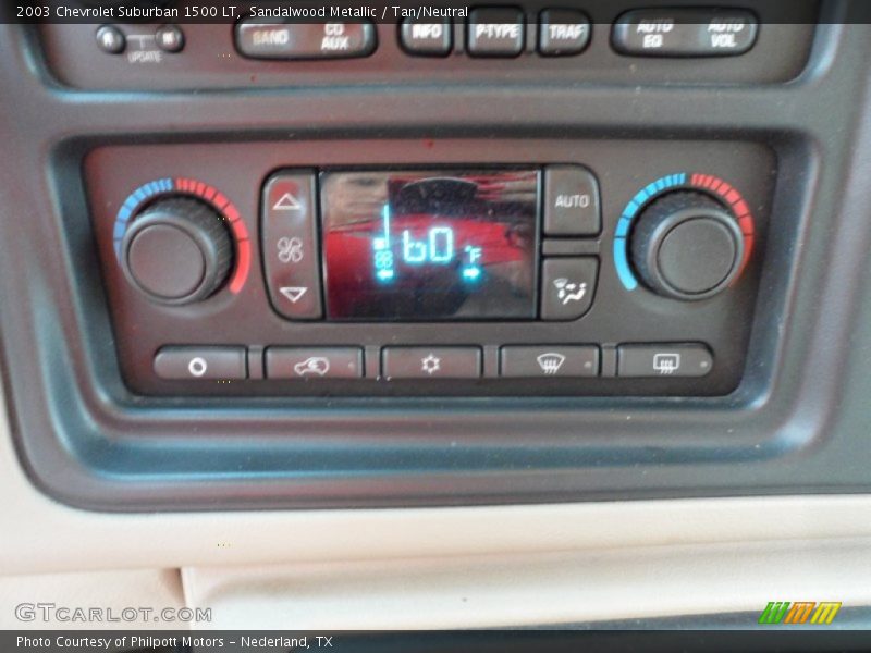 Sandalwood Metallic / Tan/Neutral 2003 Chevrolet Suburban 1500 LT