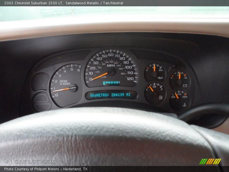  2003 Suburban 1500 LT 1500 LT Gauges