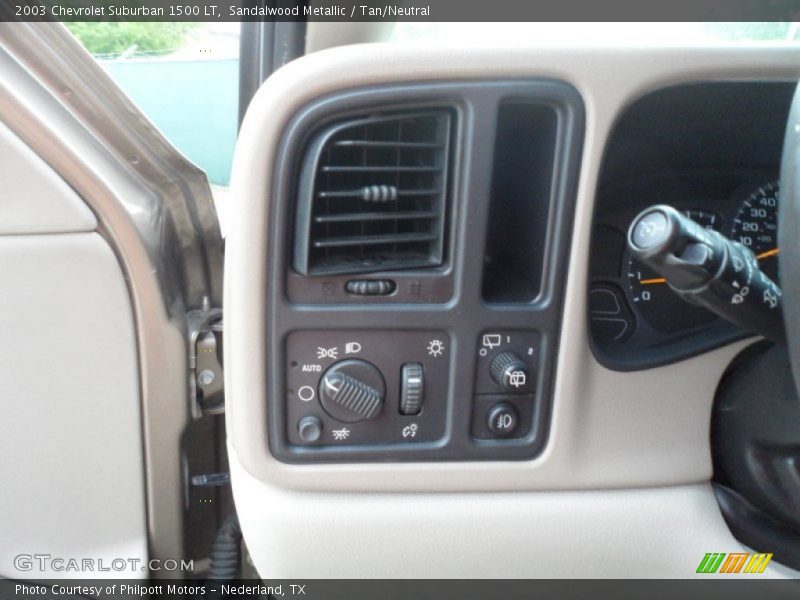 Sandalwood Metallic / Tan/Neutral 2003 Chevrolet Suburban 1500 LT