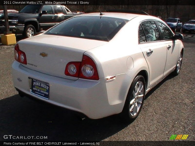White Diamond Tricoat / Ebony 2011 Chevrolet Malibu LTZ