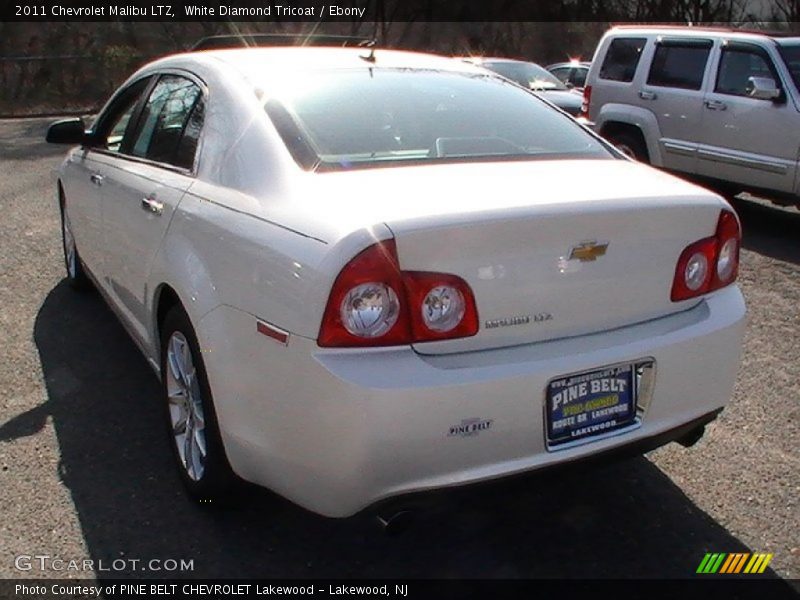 White Diamond Tricoat / Ebony 2011 Chevrolet Malibu LTZ