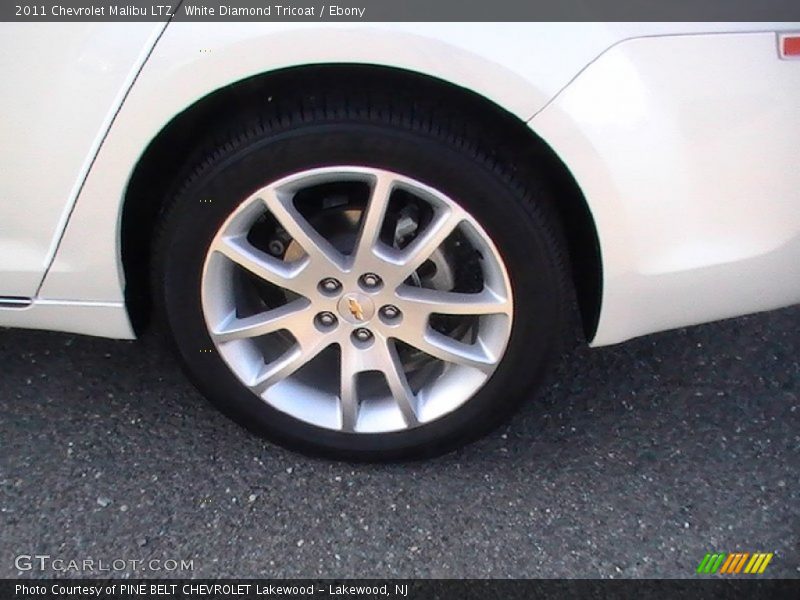 White Diamond Tricoat / Ebony 2011 Chevrolet Malibu LTZ