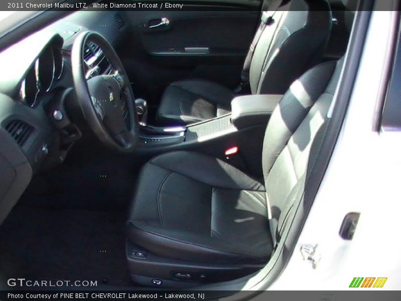 White Diamond Tricoat / Ebony 2011 Chevrolet Malibu LTZ