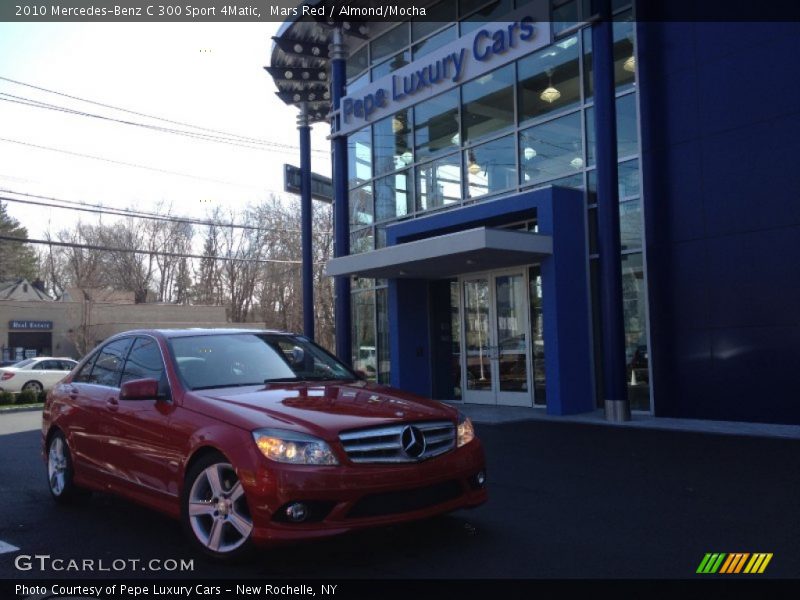 Mars Red / Almond/Mocha 2010 Mercedes-Benz C 300 Sport 4Matic