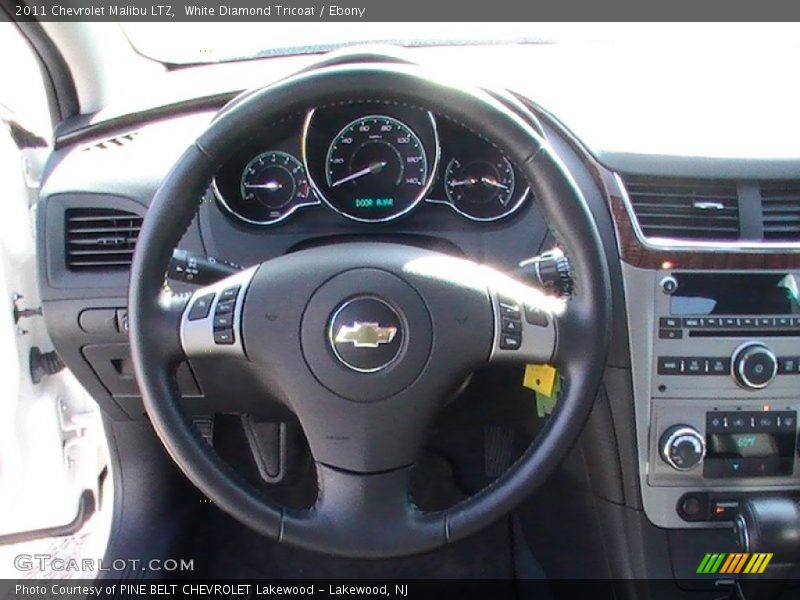 White Diamond Tricoat / Ebony 2011 Chevrolet Malibu LTZ