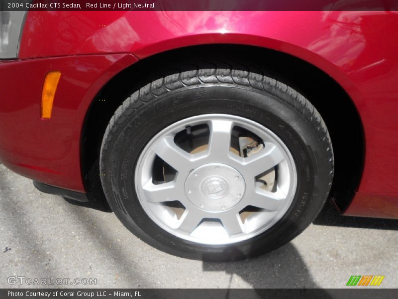 Red Line / Light Neutral 2004 Cadillac CTS Sedan