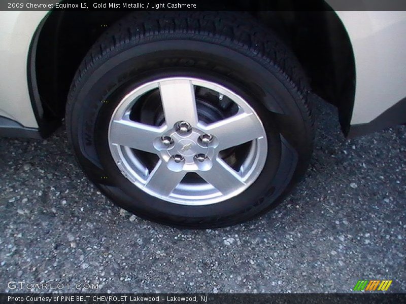 Gold Mist Metallic / Light Cashmere 2009 Chevrolet Equinox LS