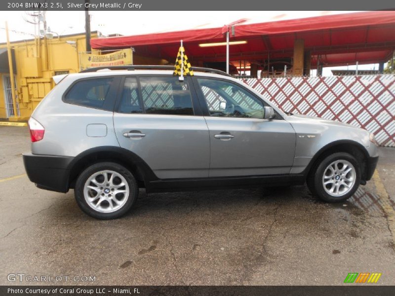 Silver Grey Metallic / Grey 2004 BMW X3 2.5i