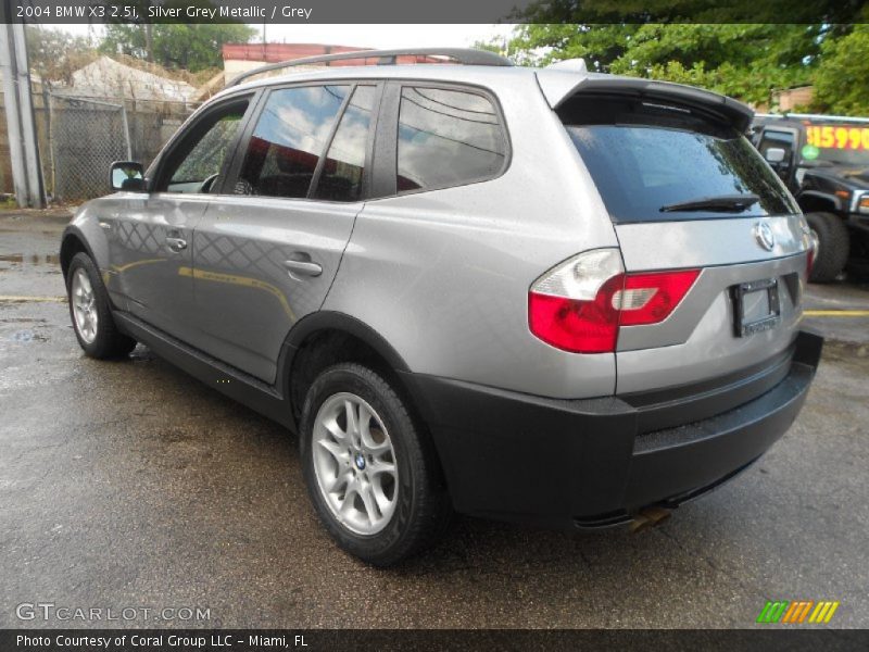 Silver Grey Metallic / Grey 2004 BMW X3 2.5i