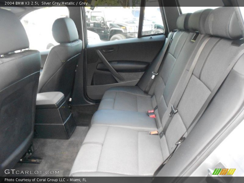 Silver Grey Metallic / Grey 2004 BMW X3 2.5i