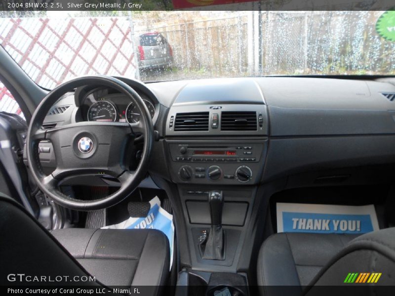 Silver Grey Metallic / Grey 2004 BMW X3 2.5i