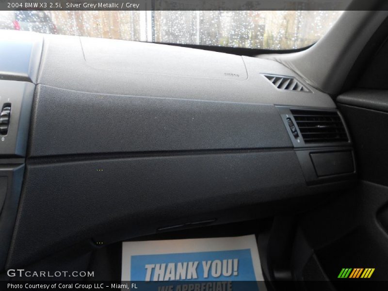 Silver Grey Metallic / Grey 2004 BMW X3 2.5i