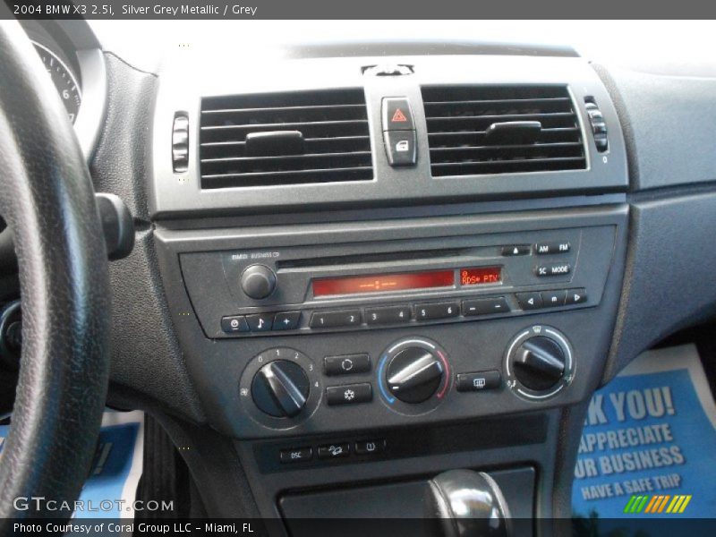 Silver Grey Metallic / Grey 2004 BMW X3 2.5i