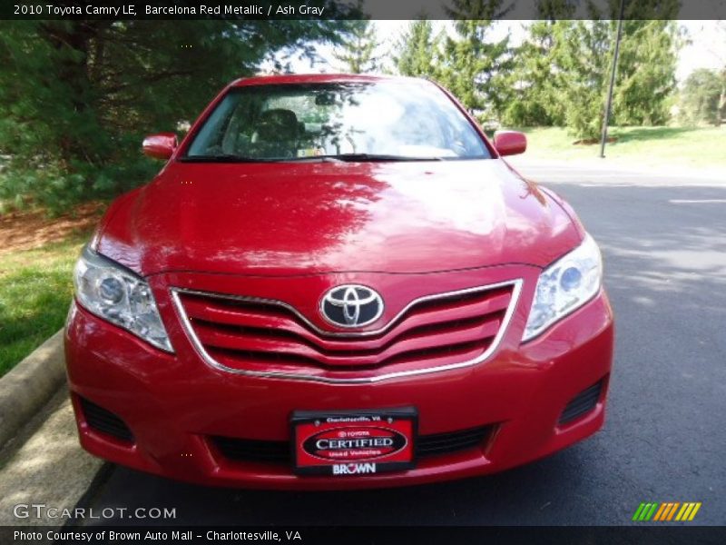 Barcelona Red Metallic / Ash Gray 2010 Toyota Camry LE