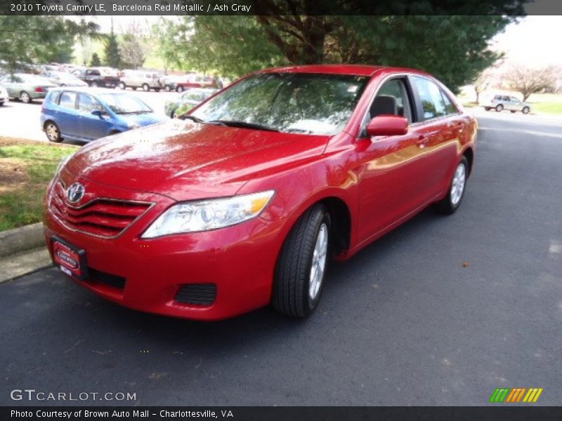 Barcelona Red Metallic / Ash Gray 2010 Toyota Camry LE