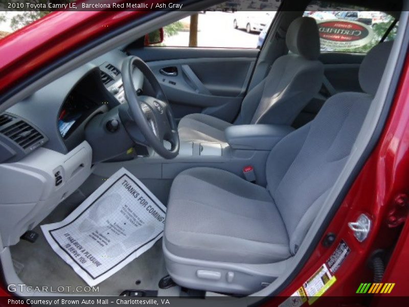 Barcelona Red Metallic / Ash Gray 2010 Toyota Camry LE