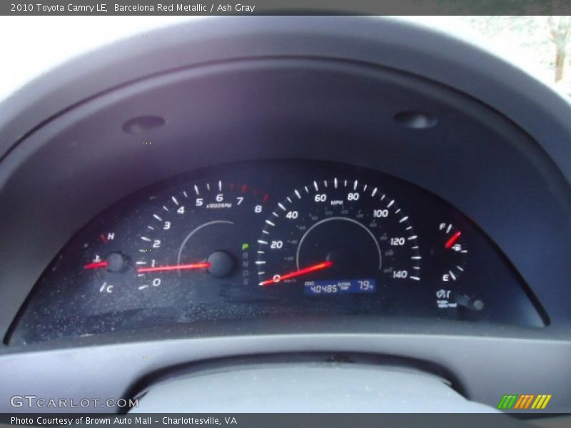 Barcelona Red Metallic / Ash Gray 2010 Toyota Camry LE
