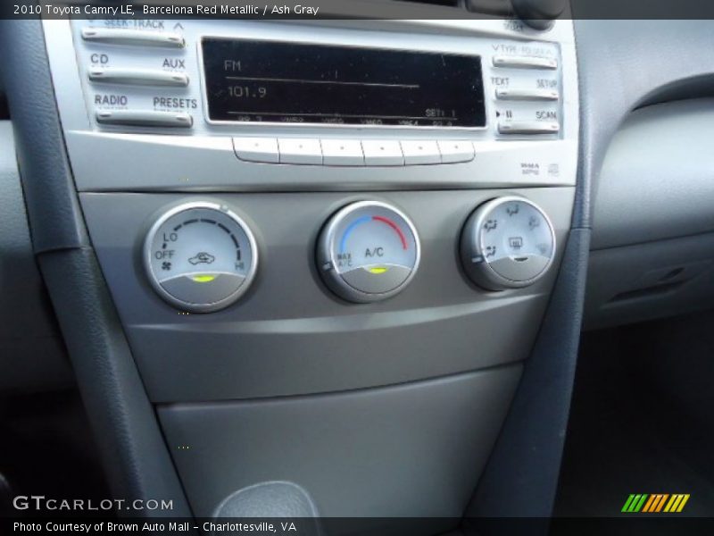 Barcelona Red Metallic / Ash Gray 2010 Toyota Camry LE