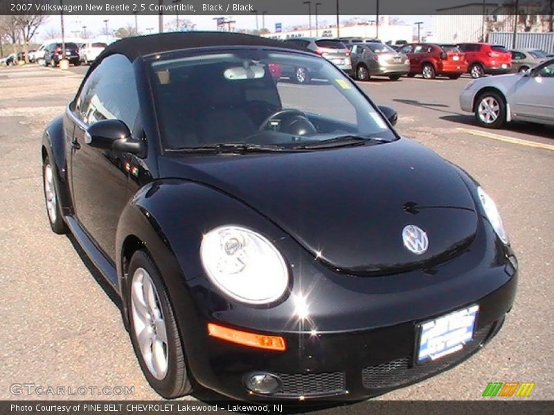 Black / Black 2007 Volkswagen New Beetle 2.5 Convertible