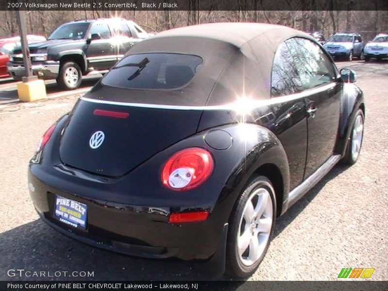 Black / Black 2007 Volkswagen New Beetle 2.5 Convertible