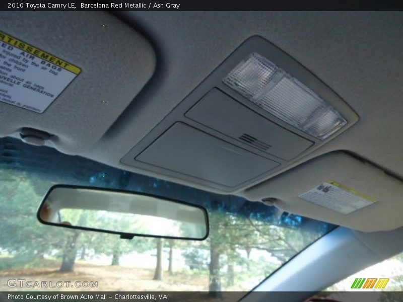 Barcelona Red Metallic / Ash Gray 2010 Toyota Camry LE