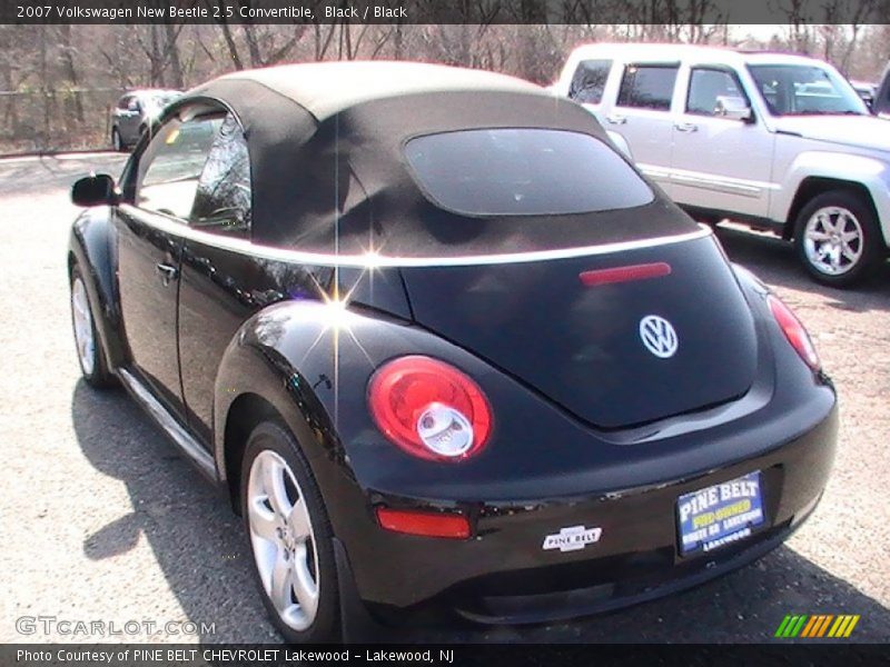 Black / Black 2007 Volkswagen New Beetle 2.5 Convertible