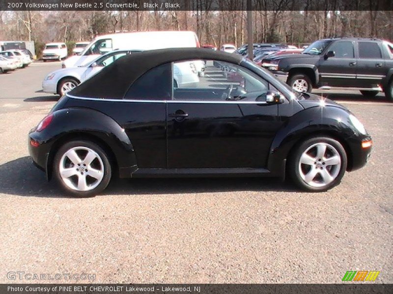Black / Black 2007 Volkswagen New Beetle 2.5 Convertible