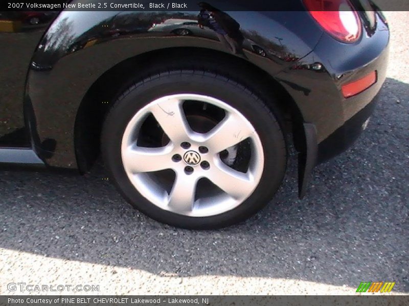 Black / Black 2007 Volkswagen New Beetle 2.5 Convertible