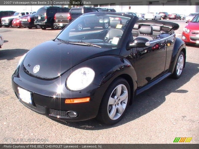 Black / Black 2007 Volkswagen New Beetle 2.5 Convertible