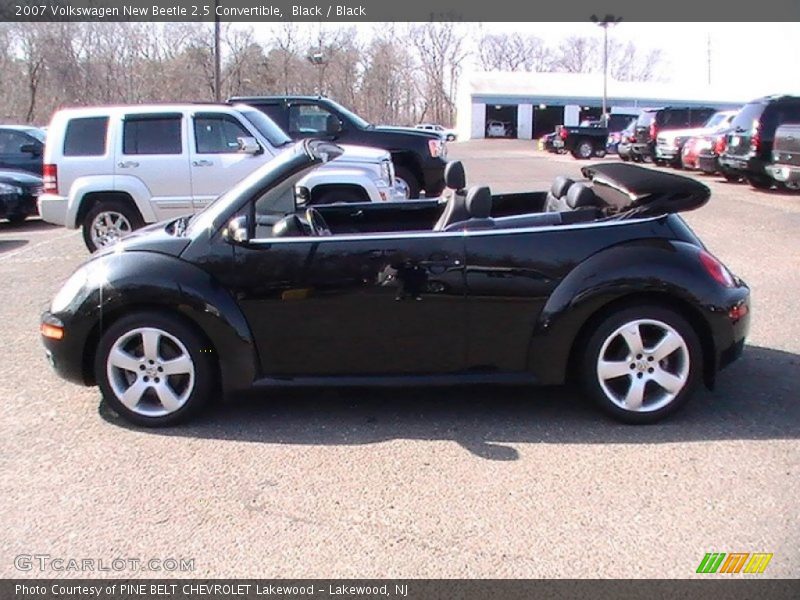 Black / Black 2007 Volkswagen New Beetle 2.5 Convertible