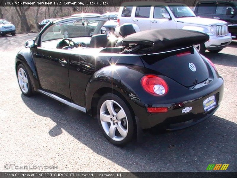 Black / Black 2007 Volkswagen New Beetle 2.5 Convertible